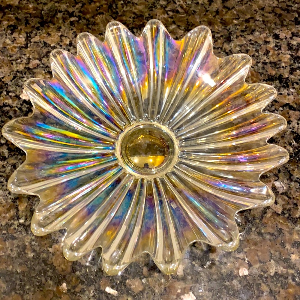 Iridescent/Mermaid serving Dish